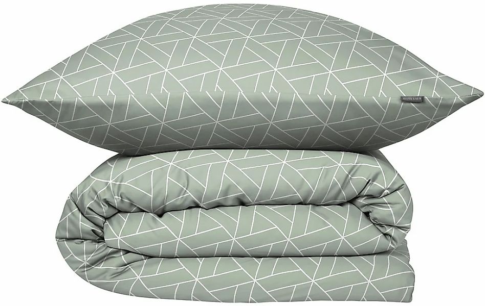 Schiesser Bettwäsche "Tris aus weicher Baumwolle mit grafischem Muster" 2 M günstig online kaufen