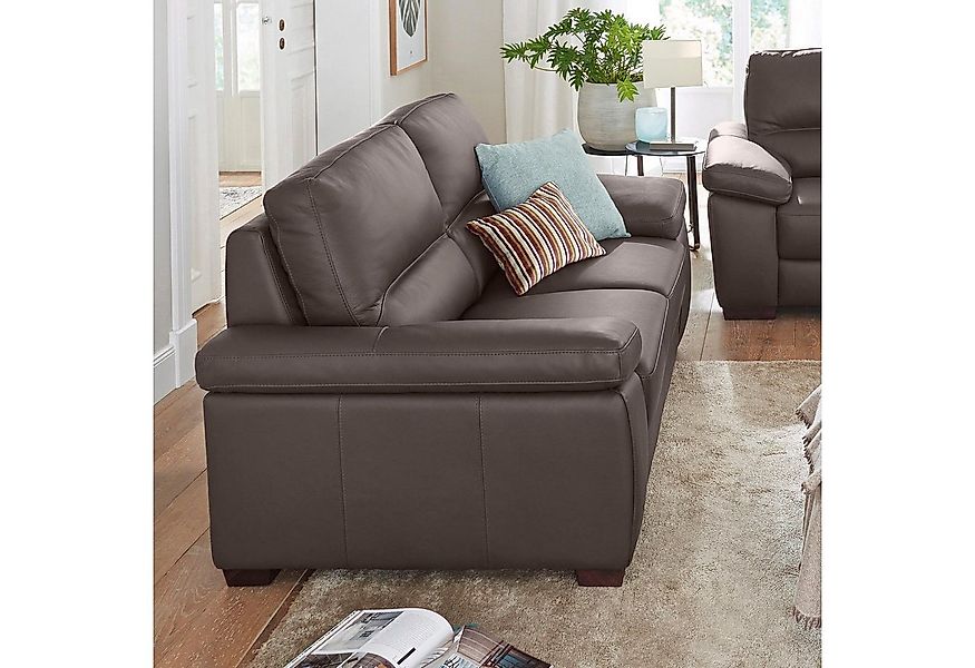 CALIA ITALIA 3-Sitzer Gaia, hochwertiges Ledersofa mit erstklassigem Sitzko günstig online kaufen