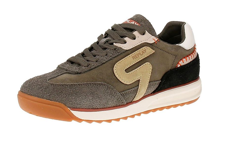 Replay Replay Yard College GMSIB C0002L - Herren Sneaker - 581-Khaki Sneake günstig online kaufen