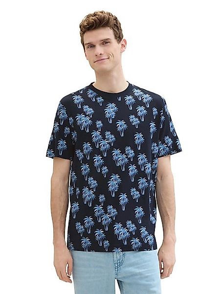 TOM TAILOR Print-Shirt mit All-Over Print günstig online kaufen