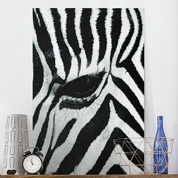 Leinwandbild Tiere - Hochformat Zebra Crossing No.3 günstig online kaufen