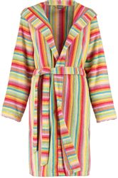 Cawö - Damen Bademantel Life Style - Kurzmantel mit Kapuze 7082 - Farbe: mu günstig online kaufen
