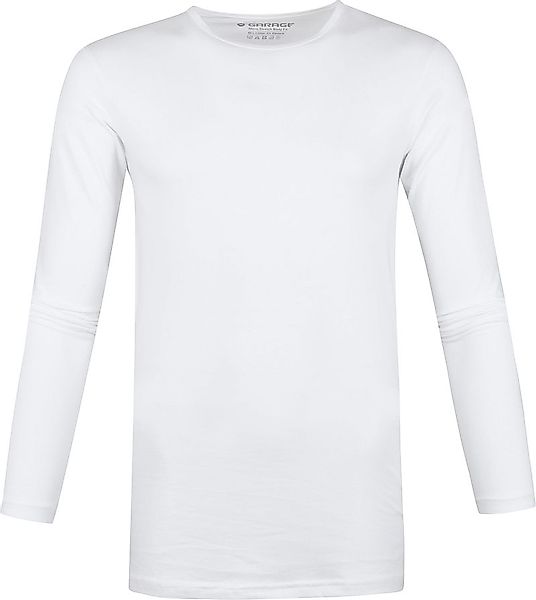 Garage Basic Longsleeve T-Shirt Stretch Weiß - Größe 3XL günstig online kaufen