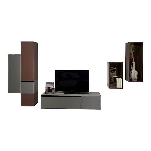 WK WOHNEN Anbauschrank Wohnwand WK 430 Majestro Lack Matt günstig online kaufen