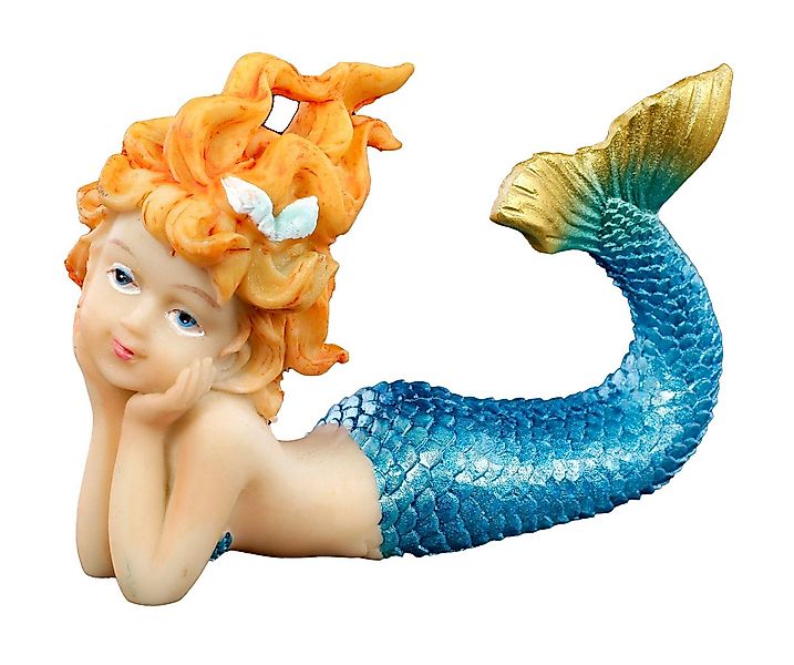 Figuren Shop GmbH Dekofigur Meerjungfrau Figur - Luana liegend - Fantasy De günstig online kaufen