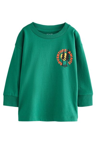 Next Langarmshirt Langarmshirt mit Rückenprint (1-tlg) günstig online kaufen