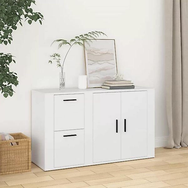Vidaxl Sideboard Weiß 100x33x59,5 Cm Holzwerkstoff günstig online kaufen
