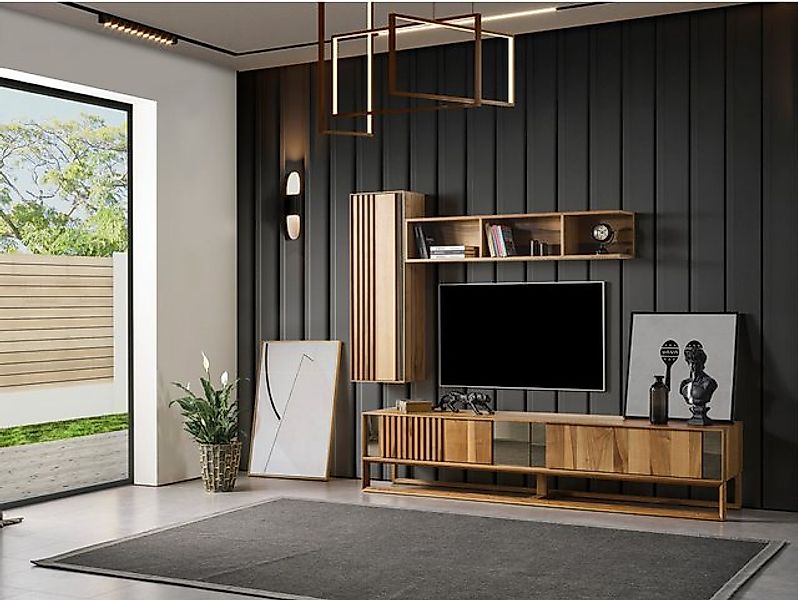 Dekorist TV-Schrank Modernes Luxus TV Gerät,87 kg 45x45x220cm günstig online kaufen