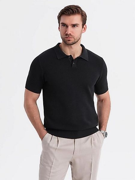 OMBRE Poloshirt Poloshirt aus Strukturstrick für Männer günstig online kaufen