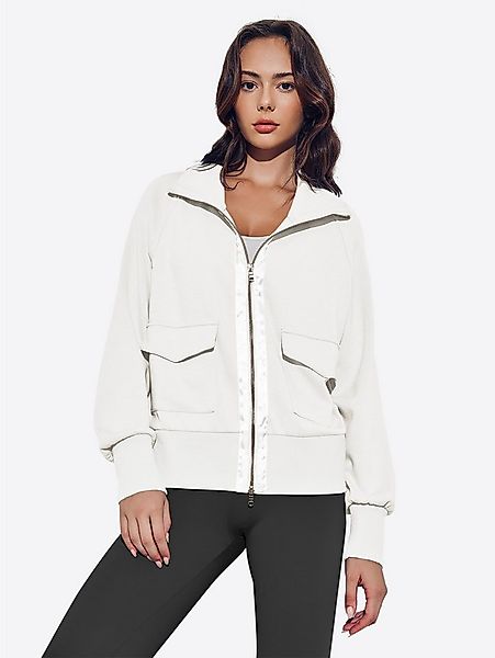 Imily Bela Sweatjacke Damen Langärmliges Lockeres Freizeit-Sweatshirt (Pack günstig online kaufen