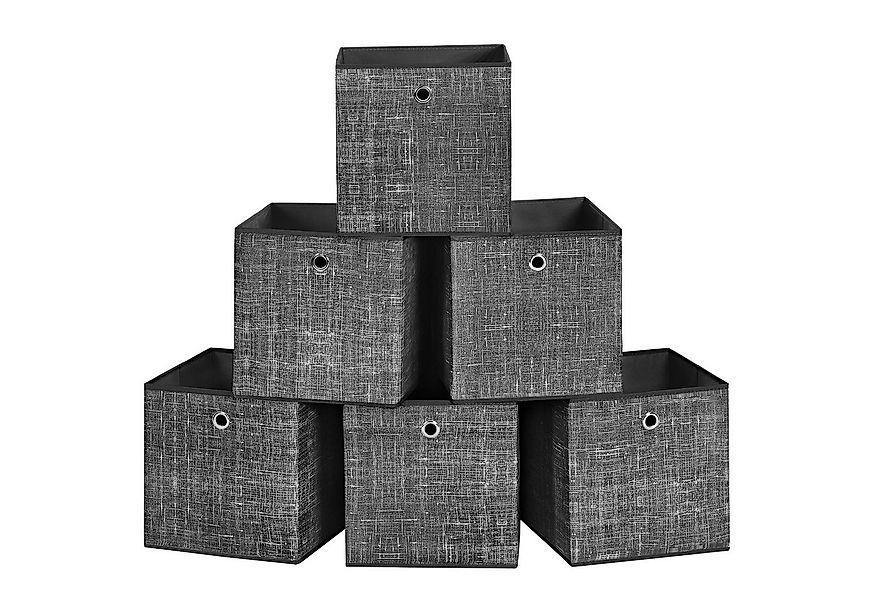 SONGMICS Aufbewahrungsbox Ordnungsboxen (Aufbewahrungsbox, 6er Set, Ordnung günstig online kaufen
