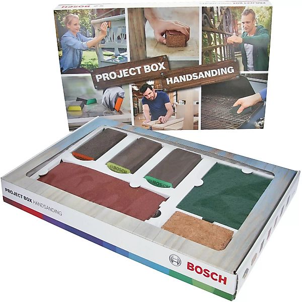 Bosch DIY Handschleif-Set Projekt-Box 15-teilig günstig online kaufen