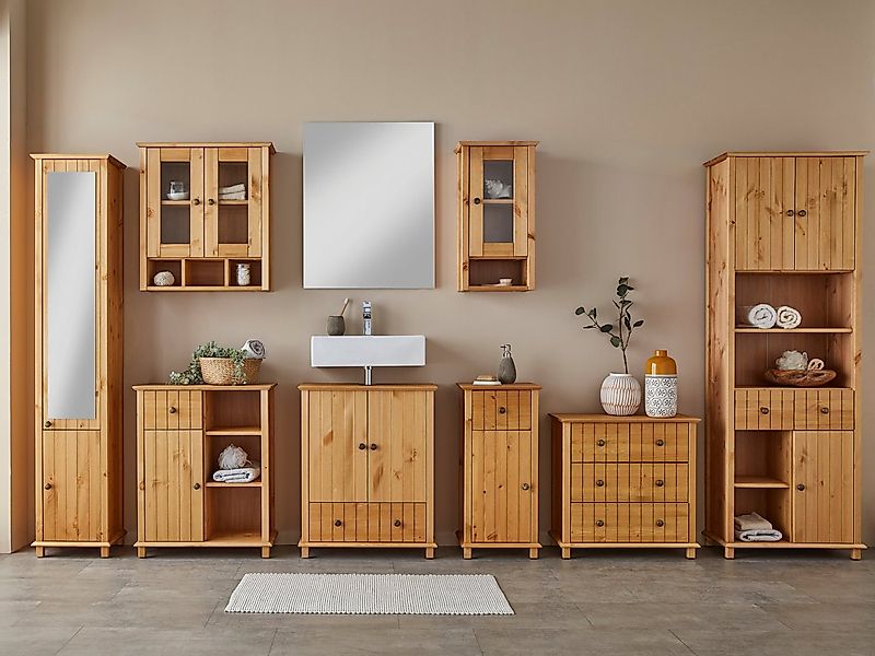 Home affaire Waschbeckenunterschrank "Vili" Badezimmerschrank, Badunterschr günstig online kaufen