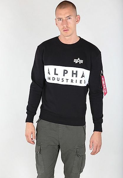 Alpha Industries Sweater Alpha Industries Men - Sweatshirts Block Logo Swea günstig online kaufen