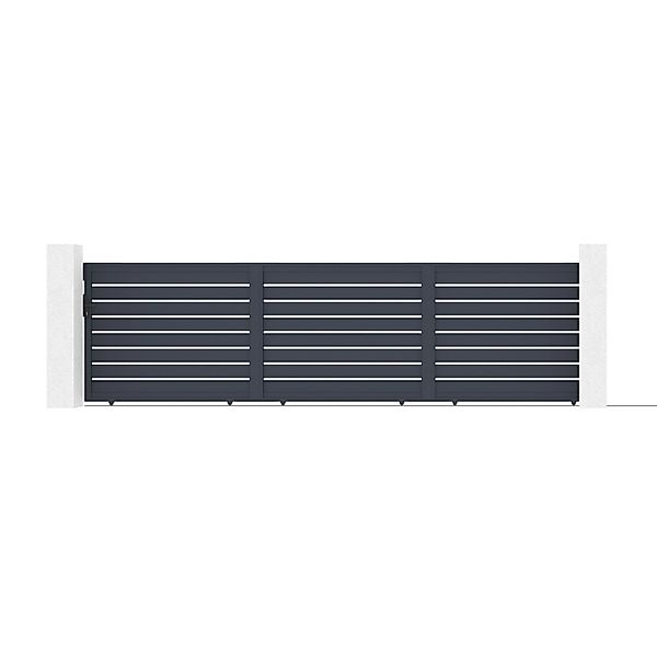 Casanoov Schiebetor Aus Aluminium 6M Vogel H 160Cm Grau günstig online kaufen