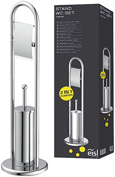 Eisl WC-Garnitur Toilettenpapierhalter stehend, Standgarnitur mit Toiletten günstig online kaufen