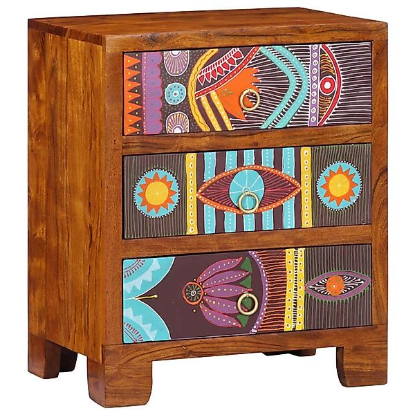 vidaXL Sideboard Mehrfarbig 50x35x60 cm Massivholz Akazie 4016501 günstig online kaufen