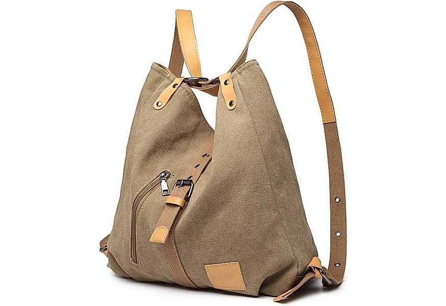 LuxusKollektion Henkeltasche Henkeltaschen Canvas Rucksack Damen Groß Handt günstig online kaufen
