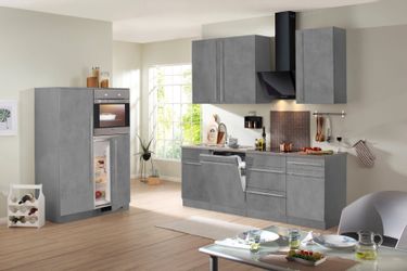 wiho Küchen Küchenzeile "Chicago" ohne E-Geräte, Breite 330 cm günstig online kaufen