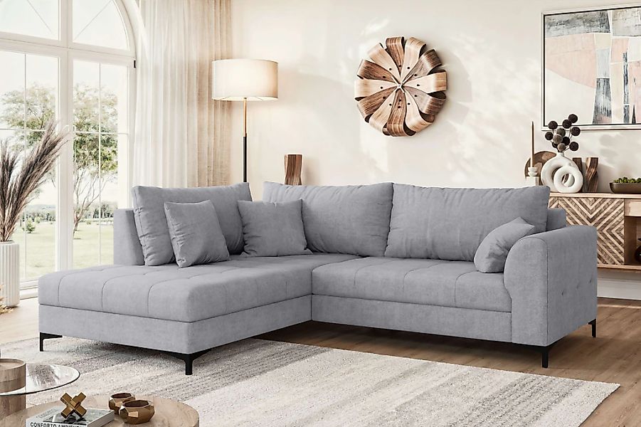 OTTO home Ecksofa "LEEVKE Design-Sofa mit Ottomane rechts/links bestellbar, günstig online kaufen