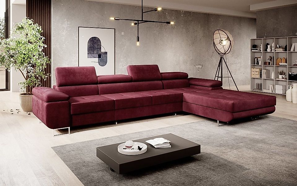 Luxusbetten24 Schlafsofa Designer Sofa Calvera Maxi, günstig online kaufen