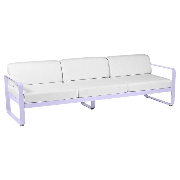 Bellevie 3-Sitzer Lounge-Sofa D1 Marshmallow 81 Grauweiß günstig online kaufen