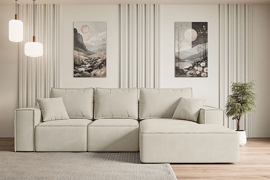 ALTDECOR Ecksofa SERRA-L-S, Couch mit Schlaffunktion, günstig online kaufen