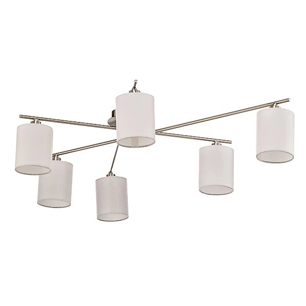 Lindby Deckenlampe Pellinora 9628427 Modern in Alu aus Metall 6-flammig E14 günstig online kaufen