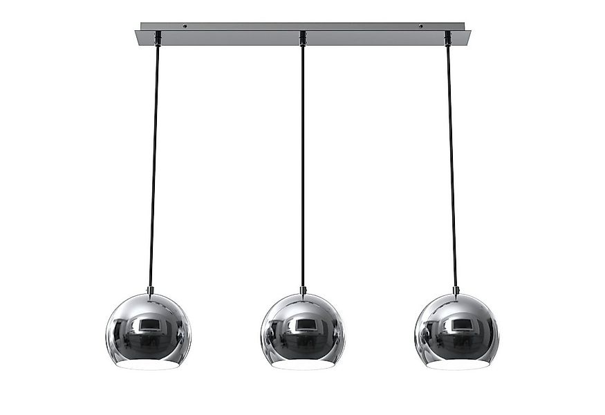 Licht-Erlebnisse Pendelleuchte COOL, ohne Leuchtmittel, Chrom 3-flammig E27 günstig online kaufen
