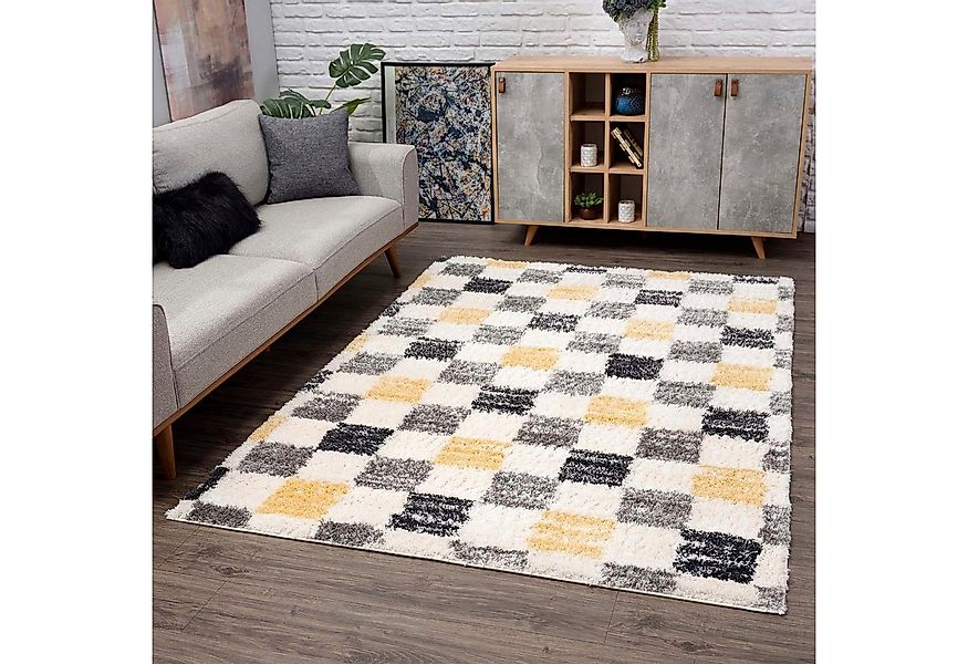 Carpet City Hochflor-Teppich Pulpy 554, rechteckig, Höhe: 30 mm, Läufer, we günstig online kaufen