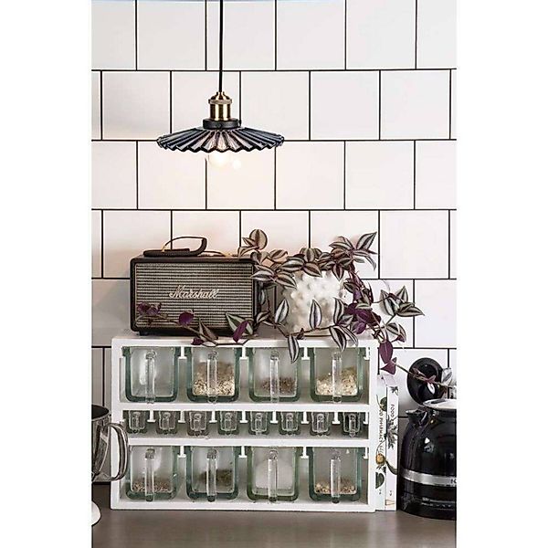 Globen Lighting Pendelleuchte COBBLER, rauchgrau, Ø 25 cm günstig online kaufen