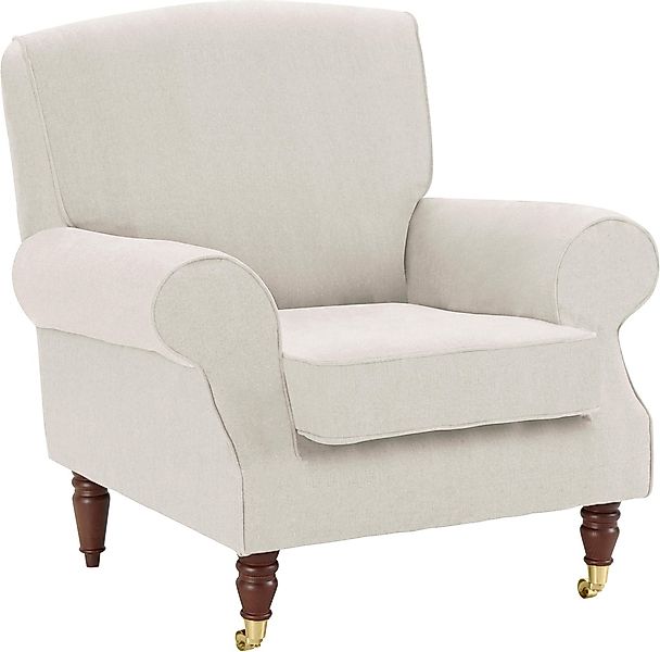 Home affaire Sessel "Rennes" in Samtoptik oder Baumwoll-Mix günstig online kaufen