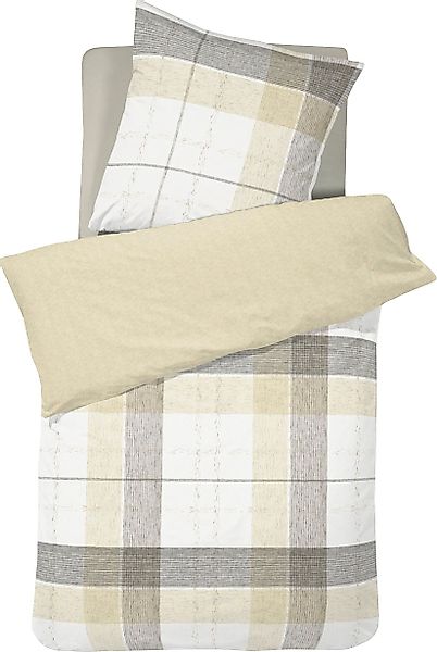damai Wendebettwäsche "Colos" 2 Stk. mit großen Karos günstig online kaufen