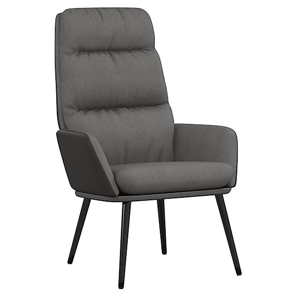 vidaXL Sessel Relaxsessel Hellgrau Stoff (1-St) günstig online kaufen