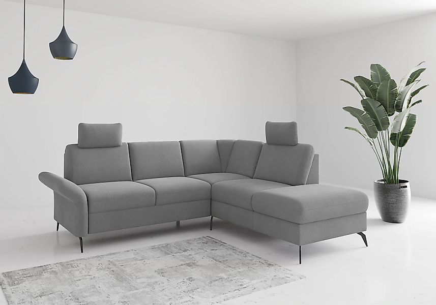 Home affaire Ecksofa "Rochelle", wahlweise mit Bettfunktion, Bettkasten und günstig online kaufen