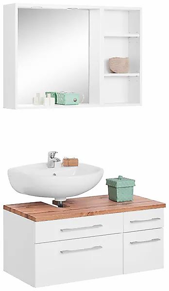 welltime Badmöbel-Set »Davos« 3 Stk. tlg. günstig online kaufen