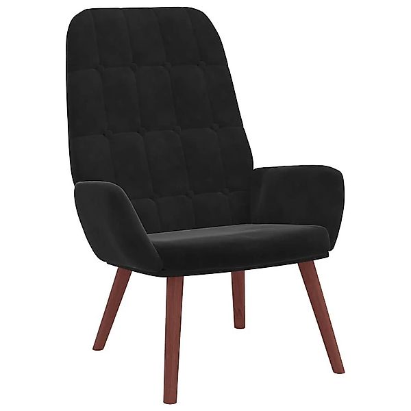 vidaXL Sessel Relaxsessel Schwarz Samt (1-St) günstig online kaufen