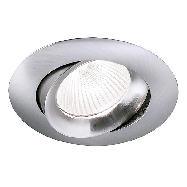 Orion Leuchten Einbaustrahler Aluminium GU10 Ø 9cm Satin günstig online kaufen