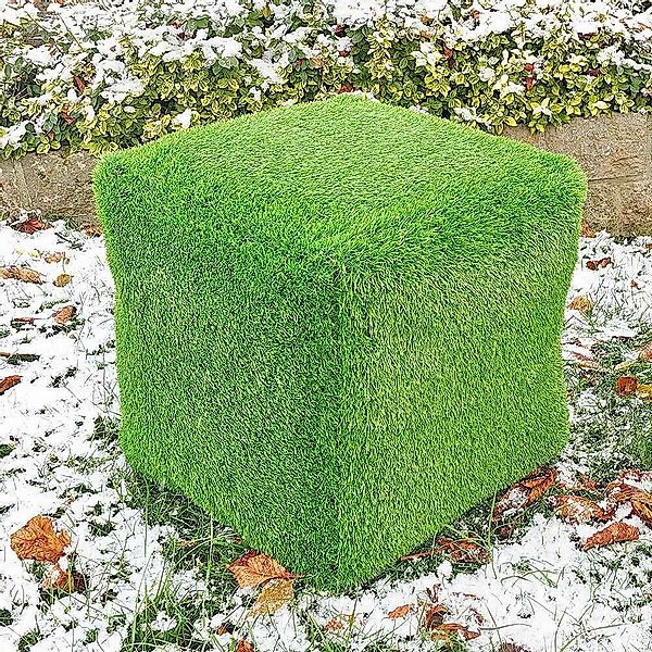 Kögler Gartenfigur AniPlants, Grasfigur, "Würfel-Hocker", Gartendeko, günstig online kaufen