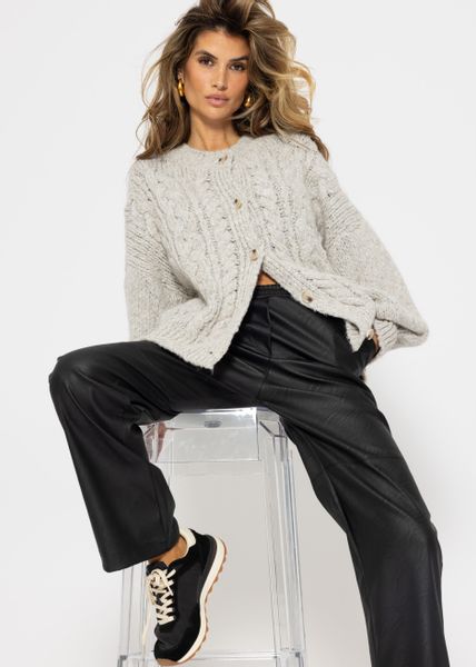 SASSYCLASSY Cardigan Oversize Strickjacke Damen mit günstig online kaufen