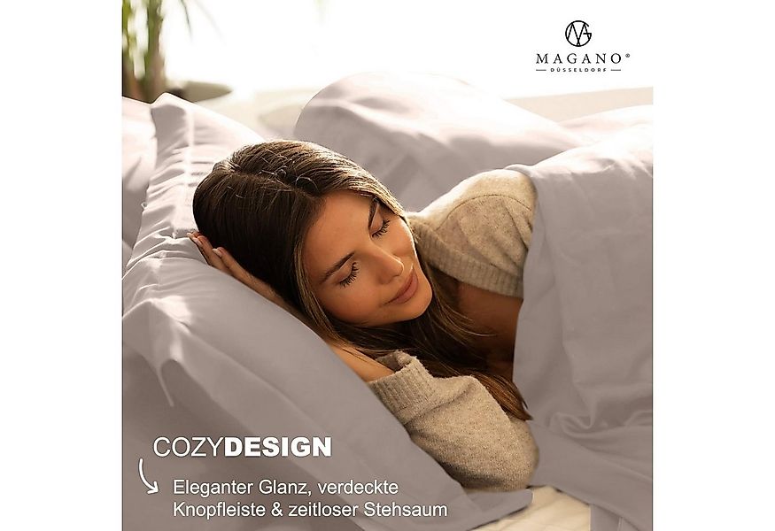 MAGANO Kissenbezug, Bambus & Baumwolle Satin, Luxus Kopfkissenbezug, (1 Stü günstig online kaufen