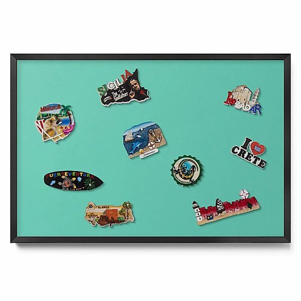 Tulup Magnettafel Magnettafel für Urlaubsmitbringsel Mintgrün 60x40 cm Meta günstig online kaufen