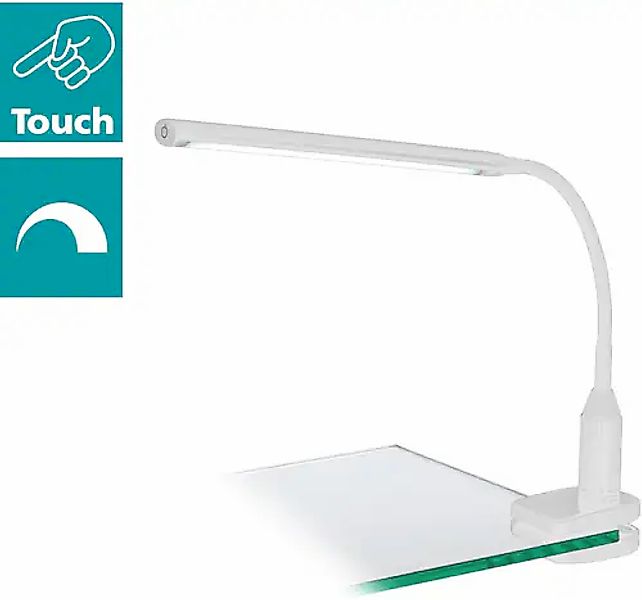 EGLO Klemmleuchte »LAROA«, 1 flammig, Leuchtmittel LED-Board   LED fest int günstig online kaufen
