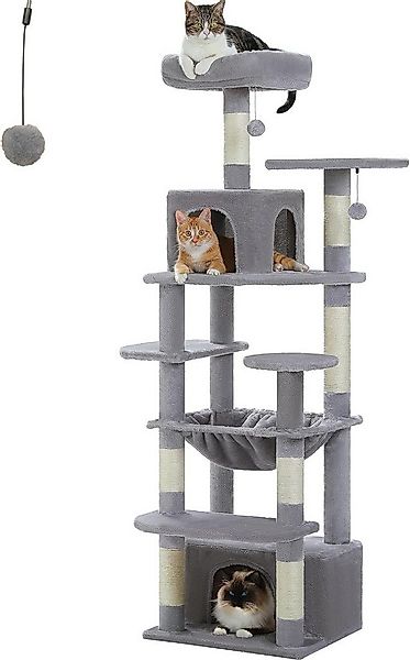 Purpurra Kratzbaum Katzenturm mit Hängematte und Katzenhöhle, 4 Höhen günstig online kaufen