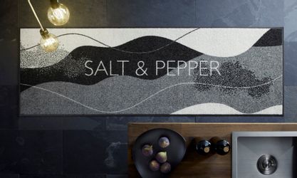 wash+dry by Kleen-Tex Läufer "Salt & Pepper" rechteckig 7 mm Höhe Teppich günstig online kaufen