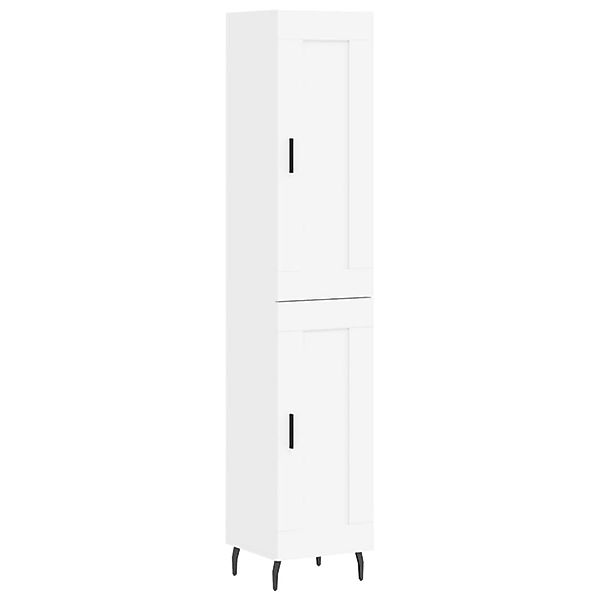 vidaXL Highboard Weiß 34,5x34x180 cm Holzwerkstoff 3200465 günstig online kaufen