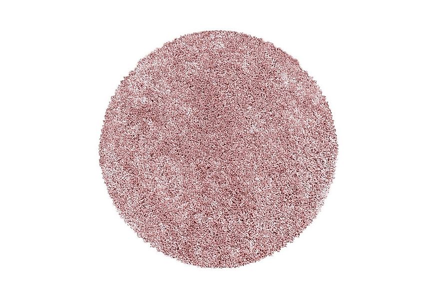 Teppium Teppich Unicolor - Einfarbig, Rund, Höhe: 30 mm, Einfarbig Shaggy T günstig online kaufen