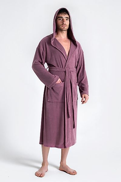 my home Herrenbademantel "Jule, ideal für Sauna & Spa, Hotelbademantel, Mor günstig online kaufen
