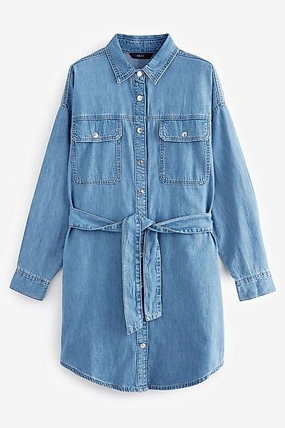 Next Jeanskleid Jeanshemdkleid mit Gürtel – günstig online kaufen