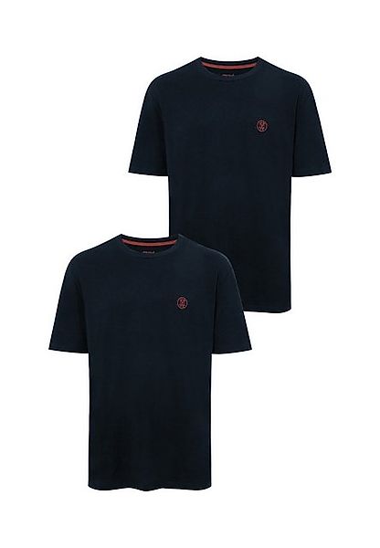Mavi T-Shirt 2er-SET Mit Rundhalsausschnitt und Logo Stickerei (2-tlg) LOGO günstig online kaufen